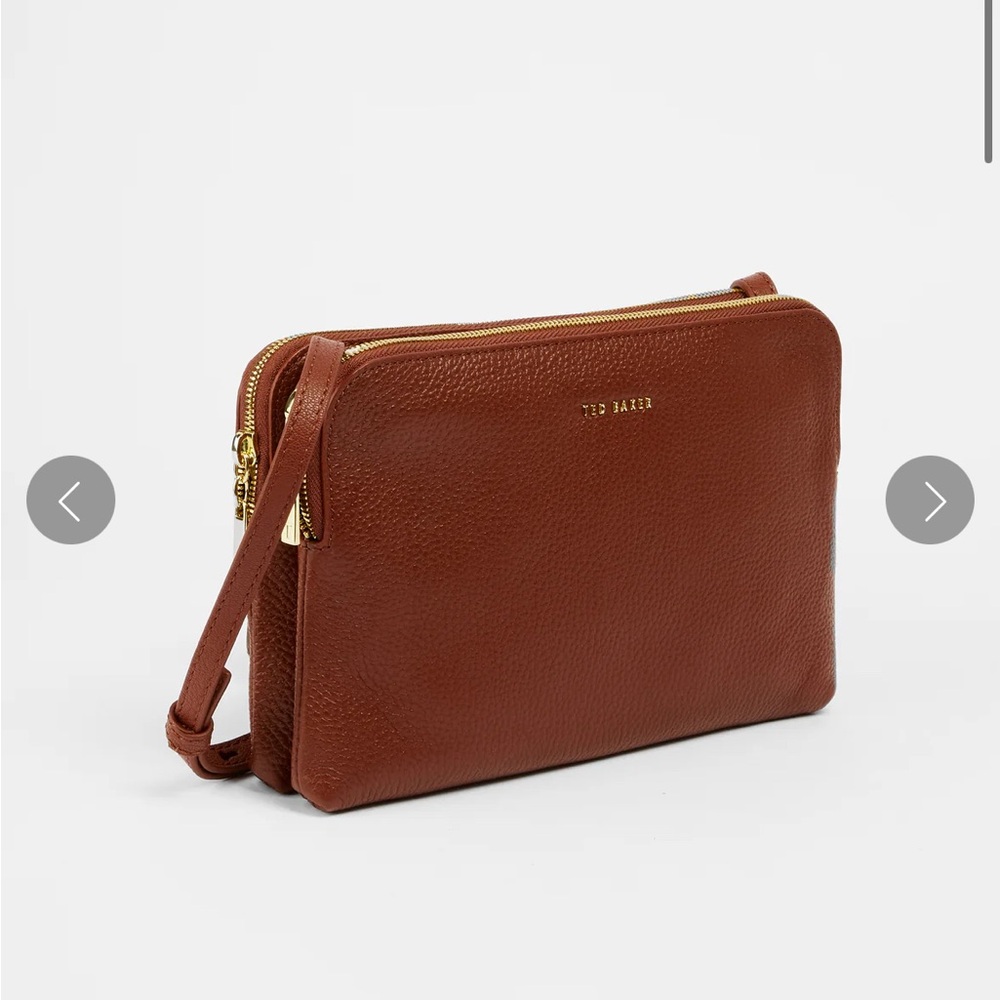 Ted Baker CIARRAA
Soft Leather Double Pouch XBody Bag
